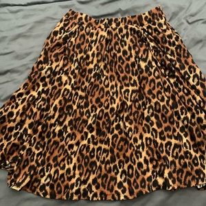 Lularoe Madison Large Animal print skirt